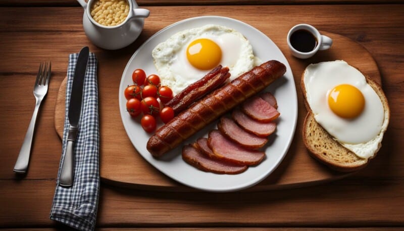 Classic English Breakfast Plate